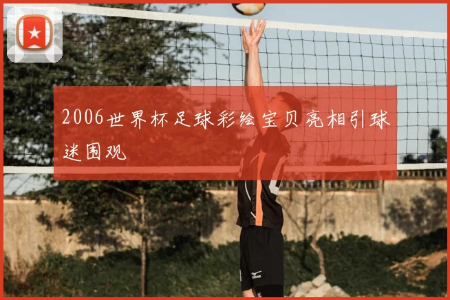 2006世界杯足球彩绘宝贝亮相引球迷围观